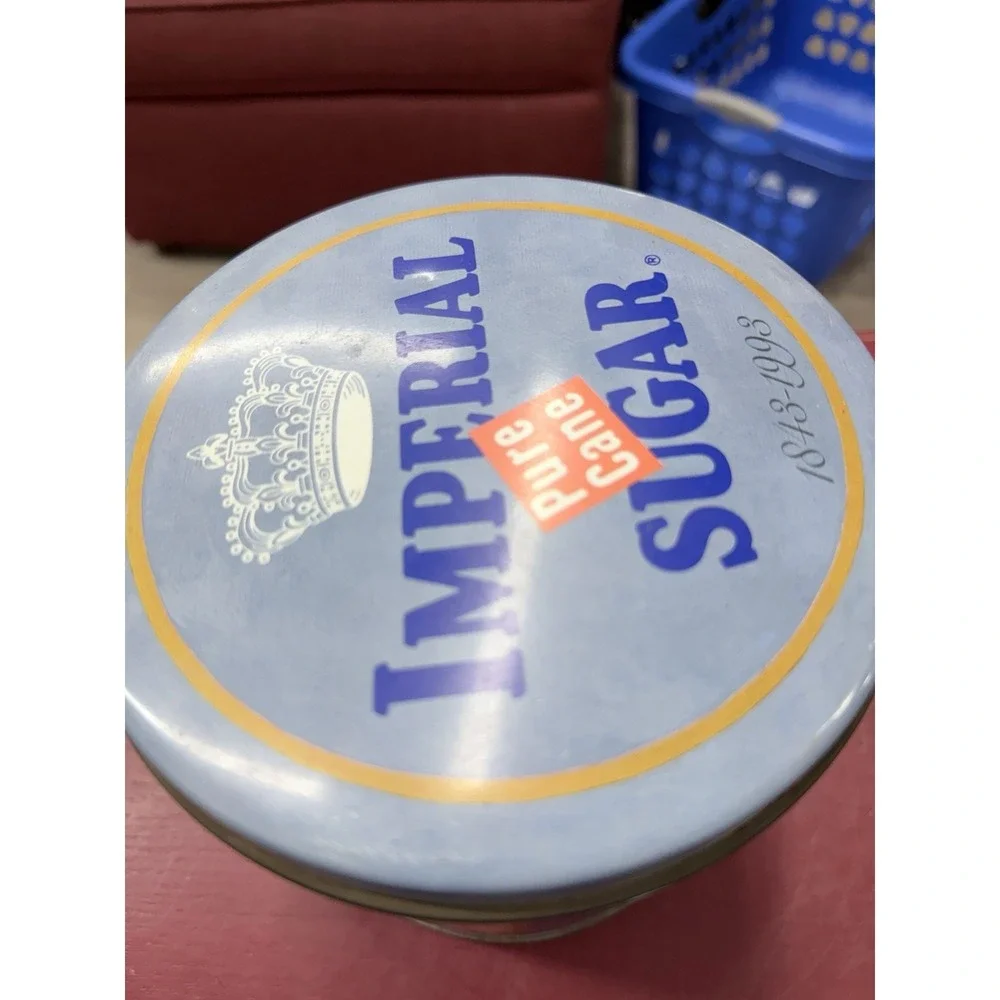 Imperial Pure Cane Sugar Tin Sesquicentennial 1843-1993‎ Canister